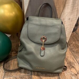Michael Kors Sage Green Backpack